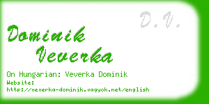 dominik veverka business card